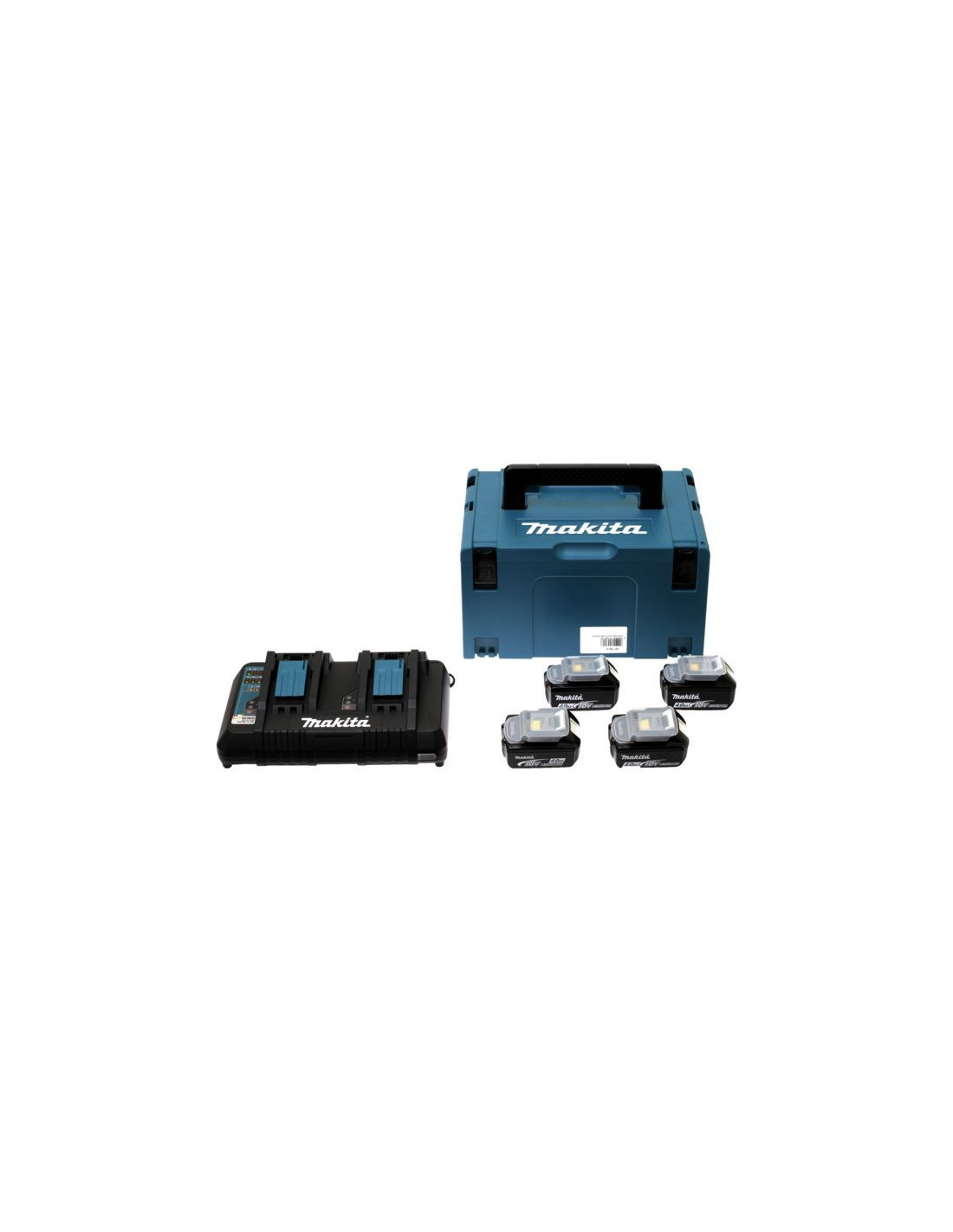 Makita 838258-9 Moulage Makpac Chargeur Double 18V DC18RD