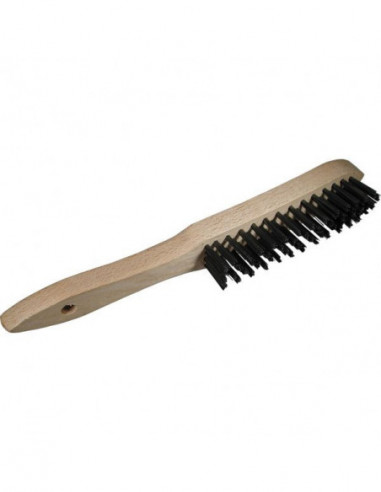 Brosse à main manche bois