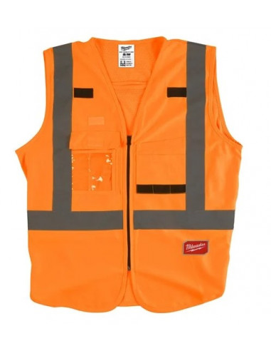 Gilet haute-visibilité orange Milwaukee