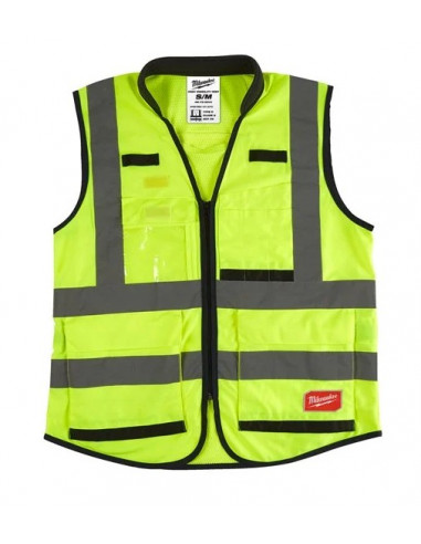 Gilet haute-visibilité jaune premium Milwaukee