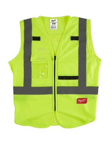 Gilet haute-visibilité jaune S/M Milwaukee