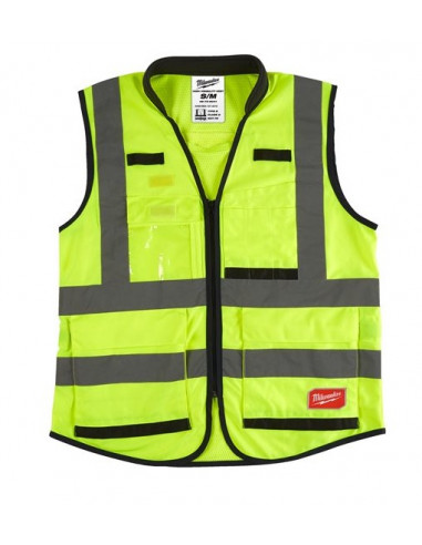 Gilet haute-visibilité Premium Jaune S/M Milwaukee